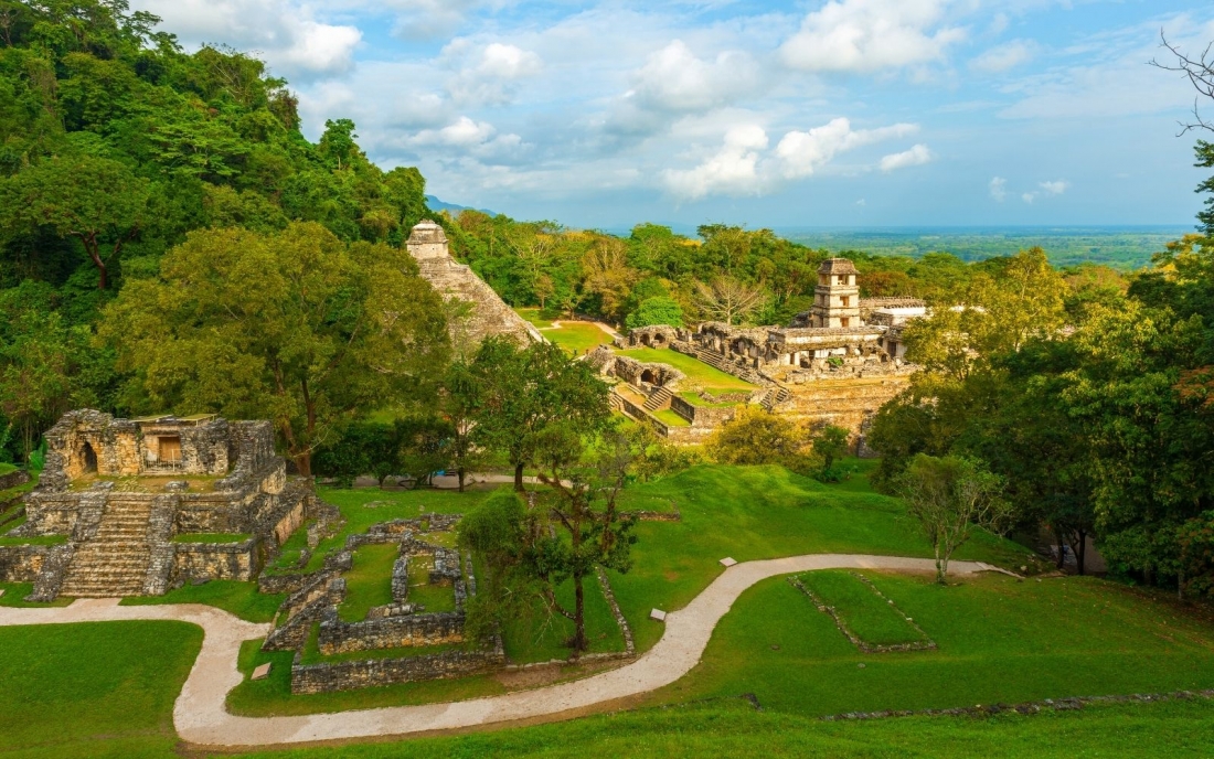 Palenque ruins in Mexico
