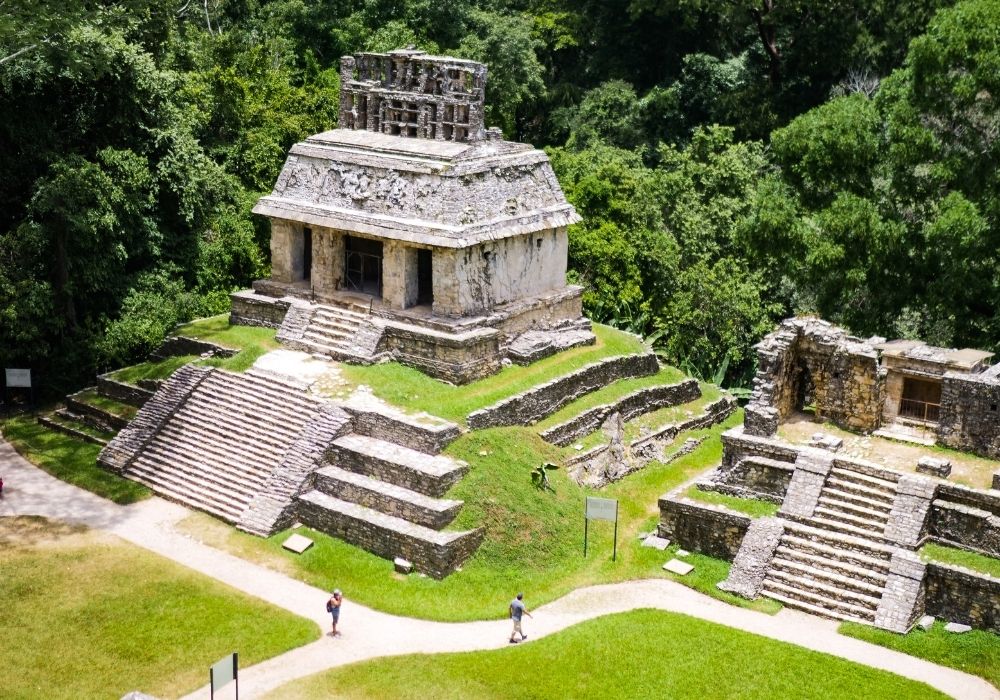 visiting Palenque ruins in Mexico