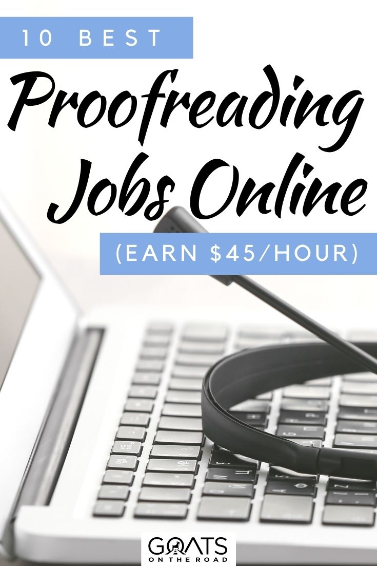 proofreading part time jobs online