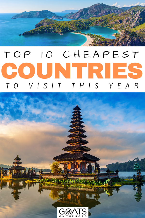 Traveling on a budget? Well, you're certainly not alone. In this guide, we list the top 10 cheapest countries to visit in the world! Our recommendations will make sure you get the most for your money on your upcoming travels! | #travel #wanderlust #budgettravel “10 Cheapest Countries to Visit in the World