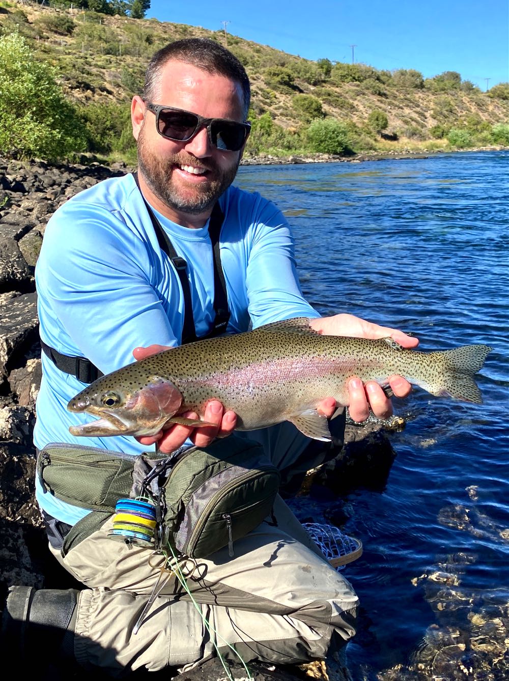 nick fishing in bariloche