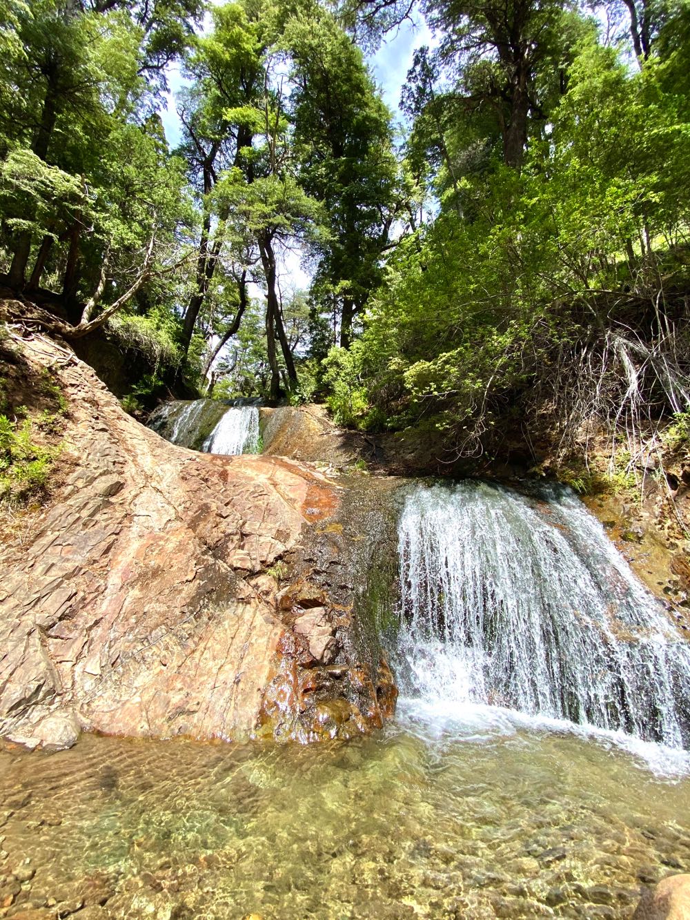 waterfall near bariloche