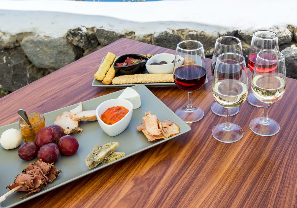 Sampling local wine is one of the cool things to do in Naxos, Greece.