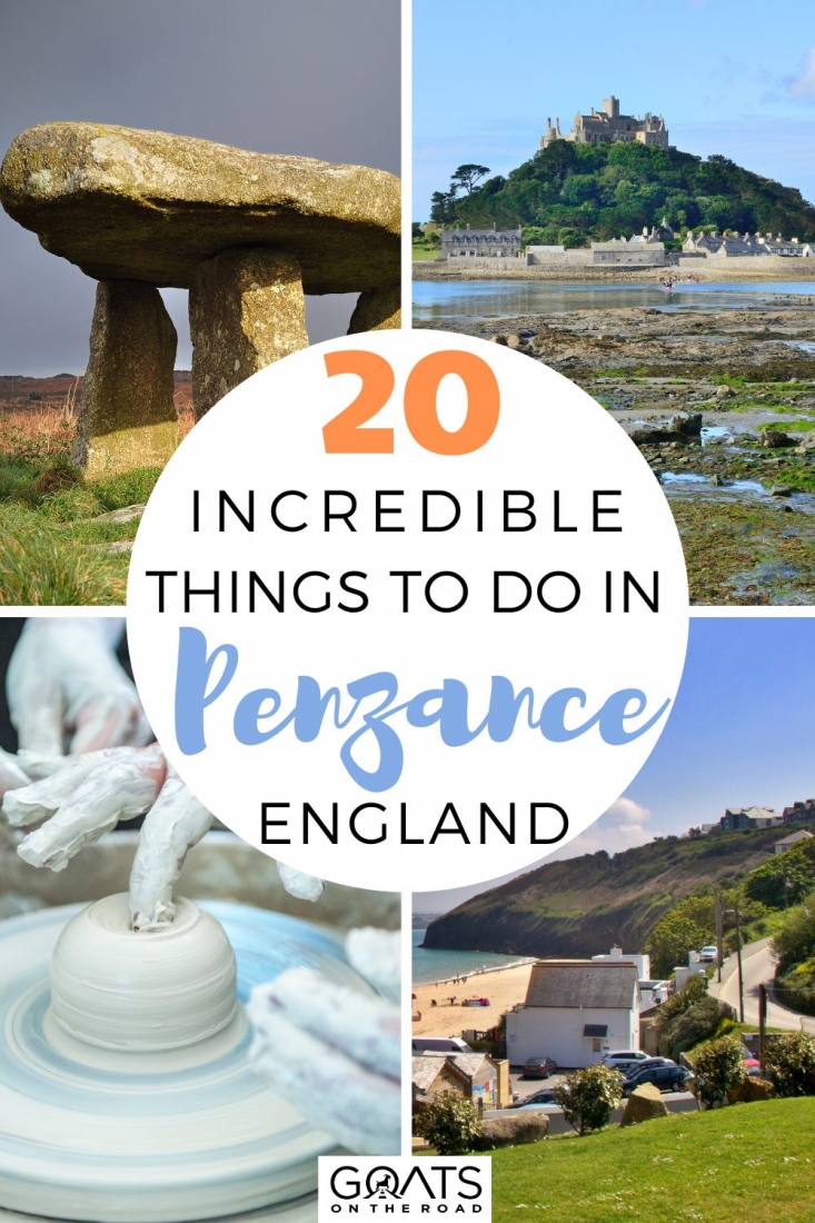 Are you searching for things to do in Penzance? Discover these 20 incredible things to do in Penzance, England! From gorgeous gardens and iconic attractions such as St Michael's Mount, Minack Theatre, Polgoon Vineyard, and much more! Penzance will never cease to astound you with its huge array of unique, interesting, and fun things to do, whether you're a frequent tourist or a local! | #cornwall #england #wanderlust