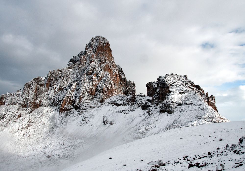 The stunning Mount Kenya from afar!