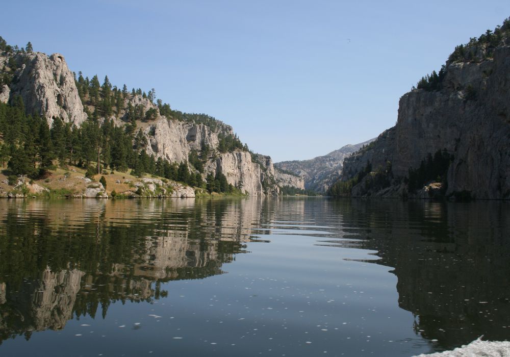 The beautiful scenic of Gates of the Mountains Wilderness Area.