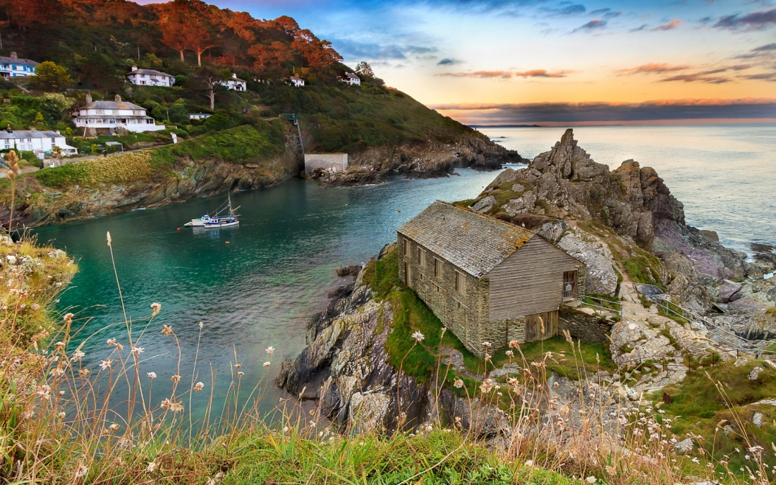 The breathtaking landscapes of Polperro, Cornwall.