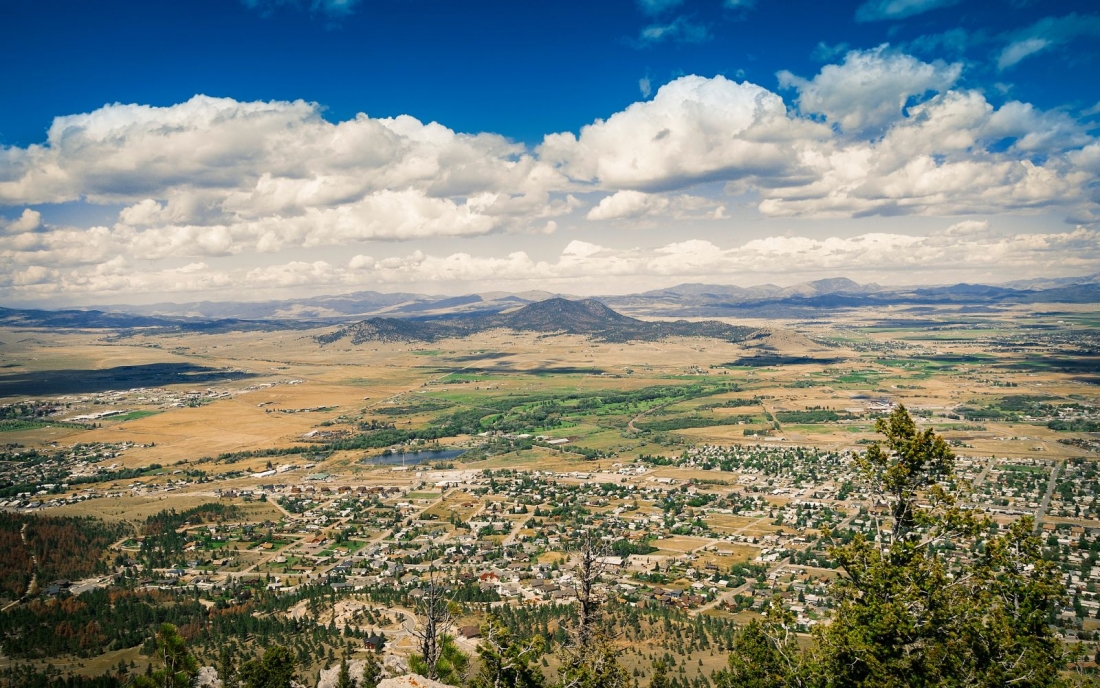 View from Mount Helena in Montana, USA.