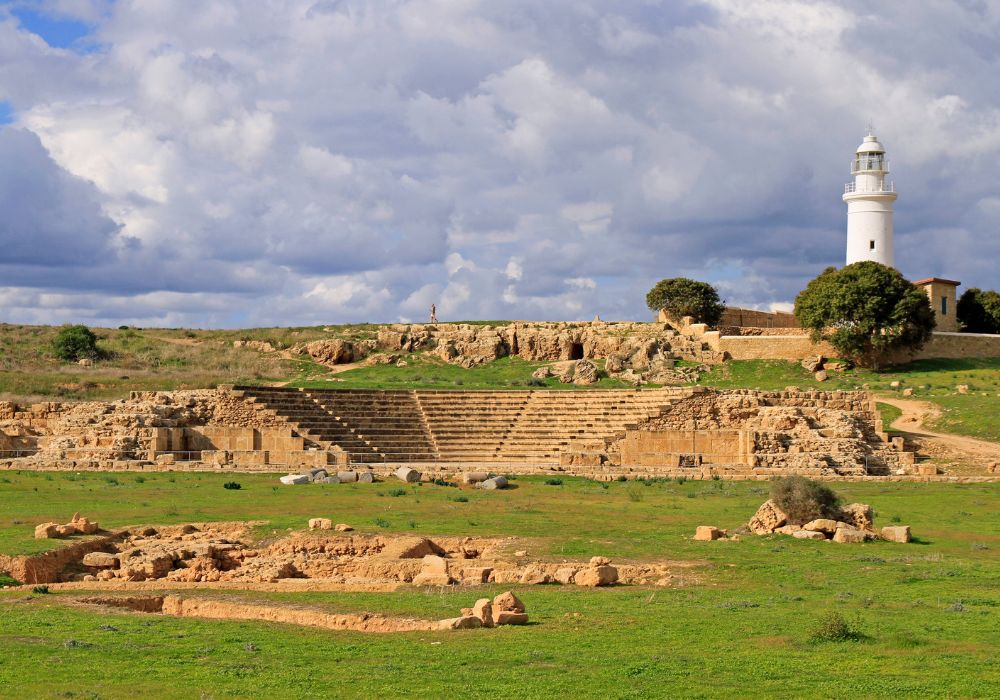 visiting ancient sites in Cyprus