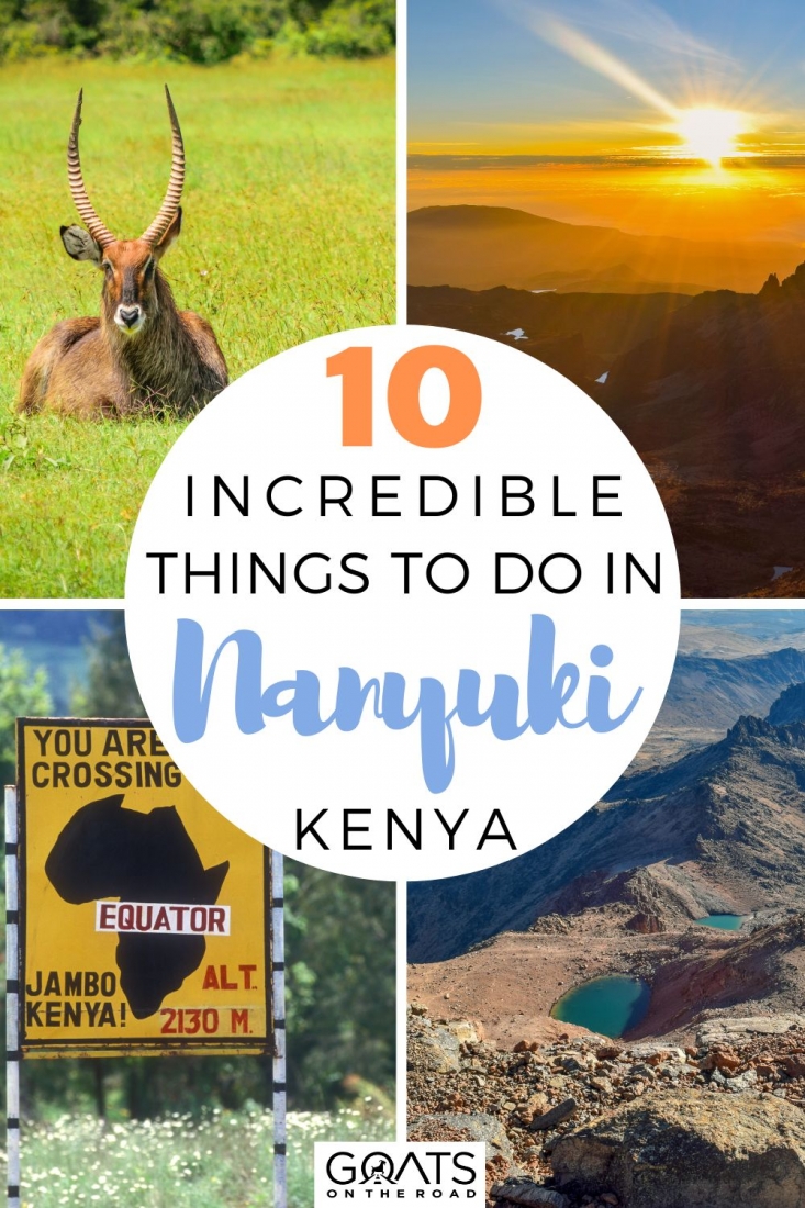 Planning a trip to Kenya’s one of the most beautiful cities and wondering what to do? Here are 10 of the most unique things to do in Nanyuki, Kenya! Nanyuki is the perfect weekend getaway plan for anyone in Nairobi! Read on to find out why it should feature on your itinerary! | #nanyuki #safari #traveltips