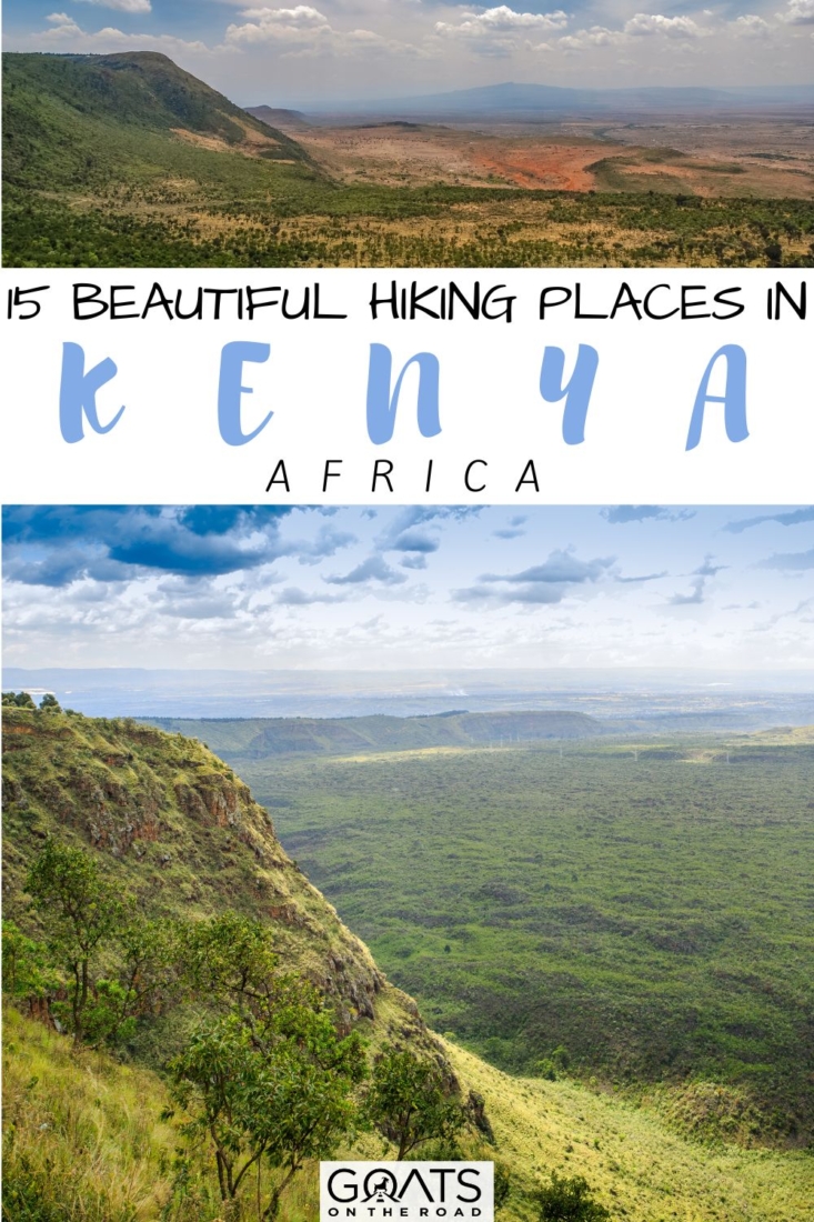 Planning an incredible hike to Kenya? Discover these 15 beautiful hiking places in Kenya for absolutely amazing nature, trails, and best ways to experience the beauty of the landscapes, animals, and people of this country! They range from easy hikes like Karura Forest to challenging trails like Rurimeria, and so much more! | #hiking #kenyatravel #mountkenya