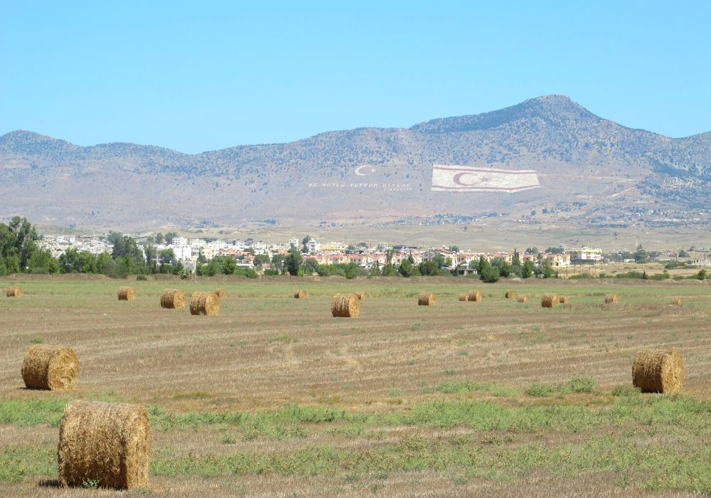 The wide area of the Nicosia Buffer Zone in Cyprus.
