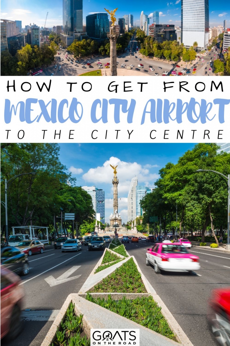 Do you want to know how to get from Mexico City Airport to The City Centre via any of the following modes of transportation? Everything you need to know about transportation from the airport to downtown Mexico City. You can travel via Metro, shuttle, taxi, Uber, or bus! | #metro #airporttransfer #uber