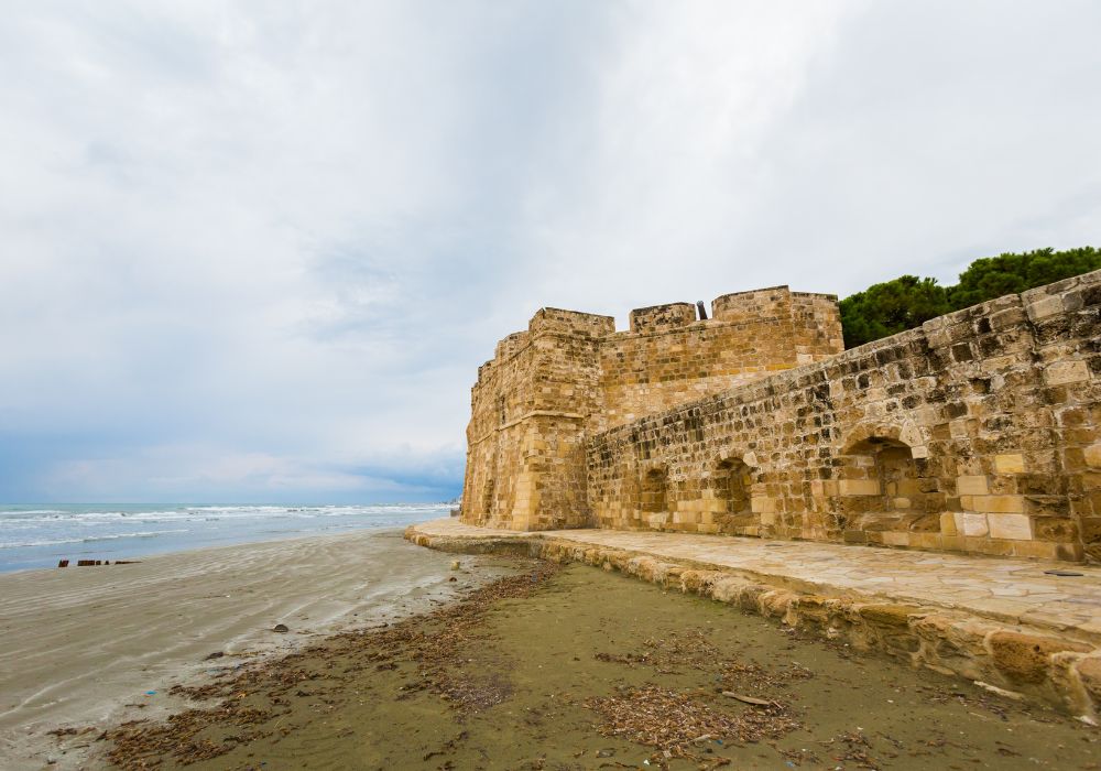 The beautiful old castle in Larnaca.