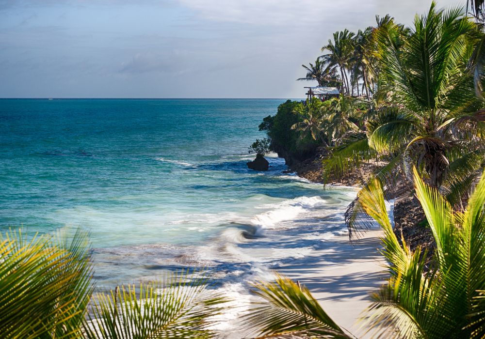 Nyali beach in Kenya