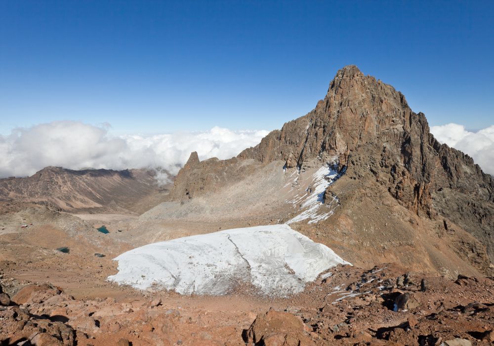 The stunning Mount Kenya is one of the hightes mountain in Kenya and the second in Africa, after Kilimanjaro.