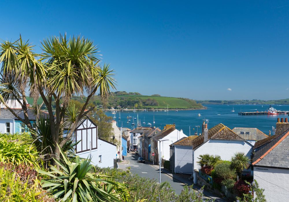 The coastal neighborhood of Falmouth, Cornwall.