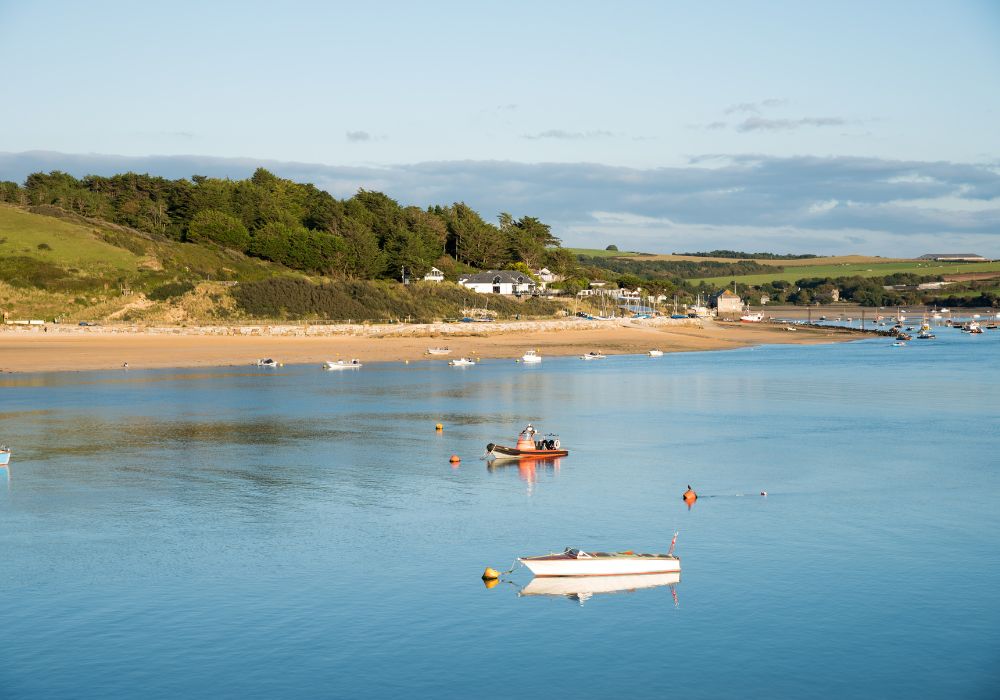 sweeping views of the Camel Estuary