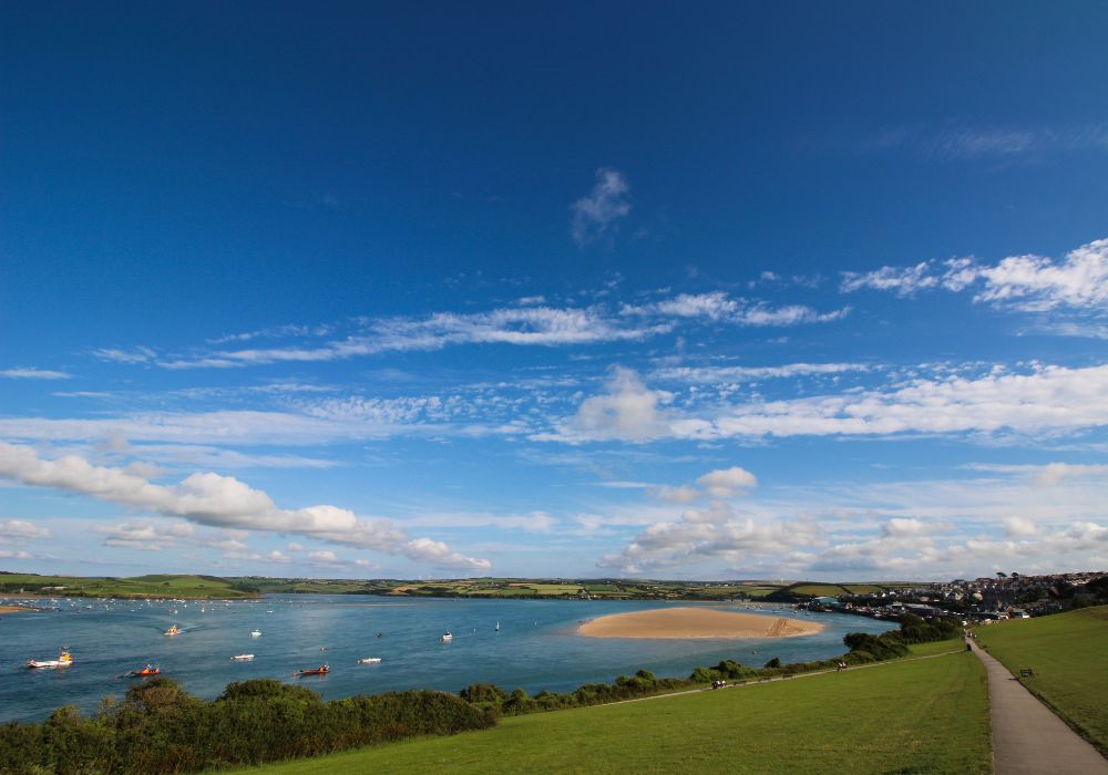 The stunning Padstow Bay, Cornwall.