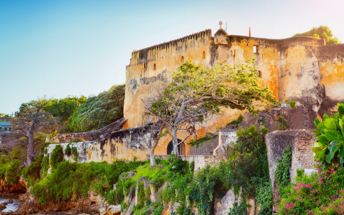 The Fort Jesus in Mombasa, Kenya.