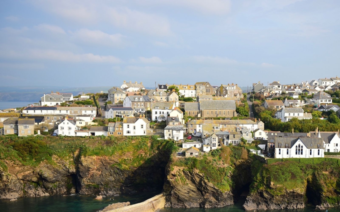 The stunning fishing village of Port Isaac in Cornwall, UK.