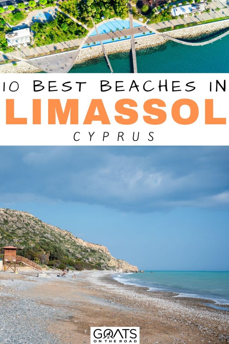 Looking for dream beach destinations for your next Cypriot vacation? Discover these 10 best beaches in Limassol, Cyprus, with our travel tips for the best beaches to visit in Limassol! Treat yourself to Cyprus' captivating coastal beauty in Limassol, such as Columbia Beach, Malindi Beach, Lady’s Mile Beach, Armonia Beach, and much more! | #beach #travel #limassol