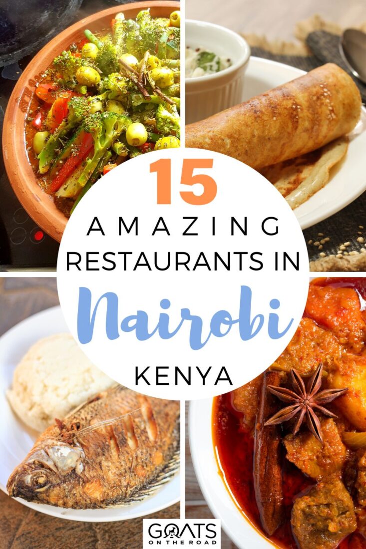 Considering a trip to lovely Kenya? Nairobi is a fantastic destination for foodies because it is a melting pot of cultures and cuisines! Here are 15 places in Nairobi where you can sample a wide range of cuisines and treats! From fish fries to five-star cuisine, everything is available in the capital of Kenya! Discover Nairobi restaurants across all cuisines and to suit all budgets! | #travel #kenya #vacation