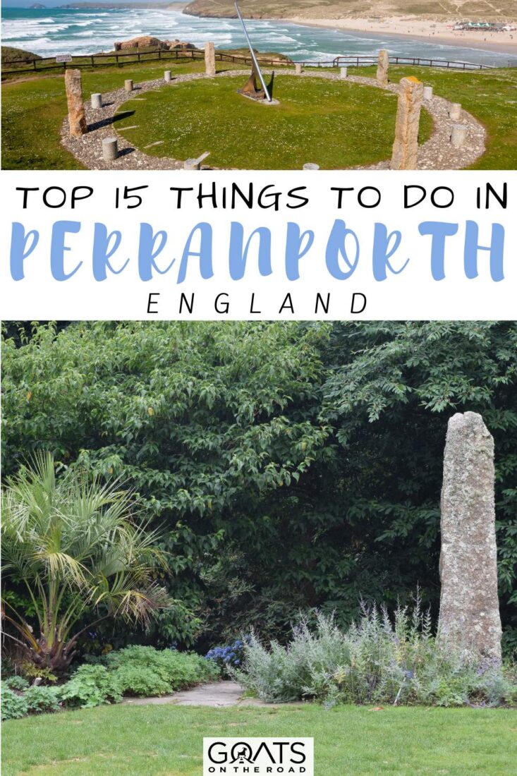 Are you considering a trip to a resort town on the Cornish coast? Our travel tips for the top 15 things to do in Perranporth will help you organize your upcoming trip or day trip to Cornwall! This picturesque seaside resort town is the gateway to stunning Perranporth's top attractions! There's a lot more to see and do in this well-known coastal town! Discover the top activities in Perranporth and why it's the ideal spot for a Cornish break by reading the post! | #beach #vacation #visitcornwall