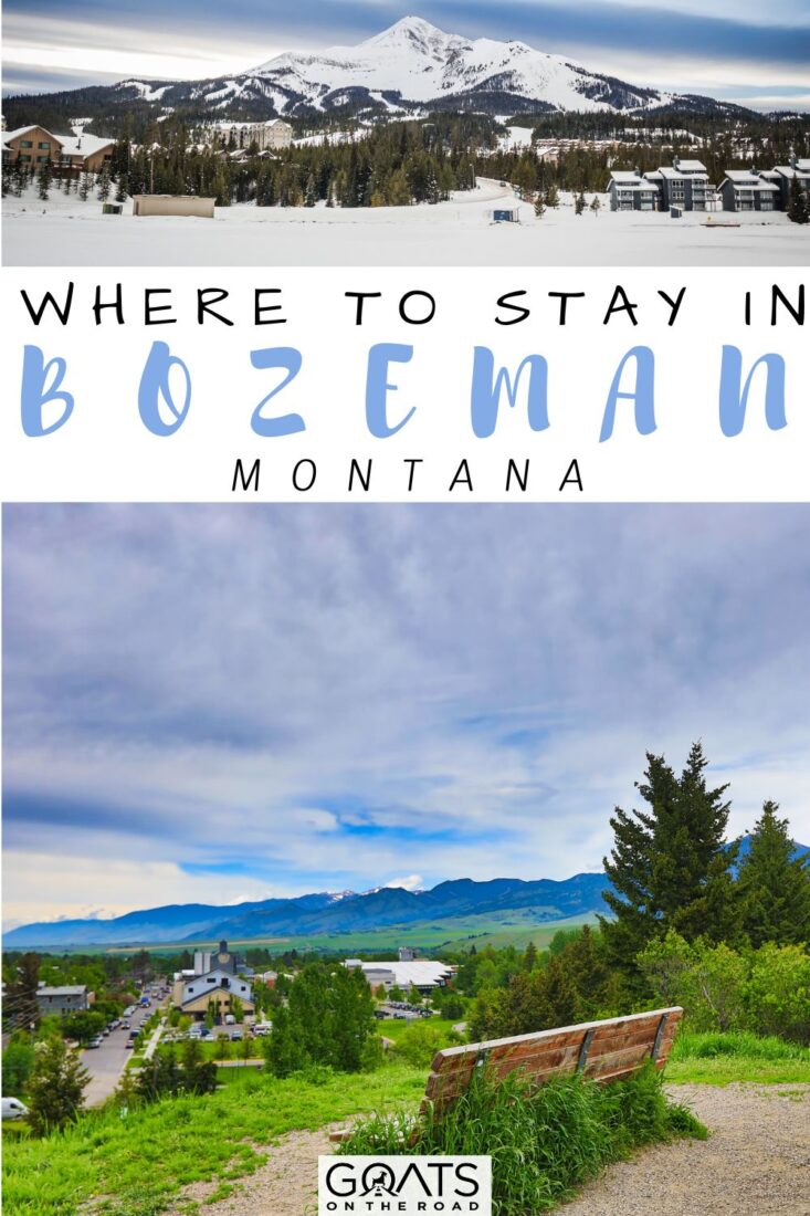 Are you going to Montana's most livable city? The greatest neighborhoods to stay in Bozeman are listed here! It's a genuinely beautiful place for getaways that provides a wonderful selection of outdoor activities, gorgeous scenery, and fantastic vacation accommodations! The best area for tourists in Bozeman is either Midtown or Downtown Bozeman! We are delighted to provide you with some options while visiting the lovely city of Bozeman! | #wanderlust #vacation #visitmontana