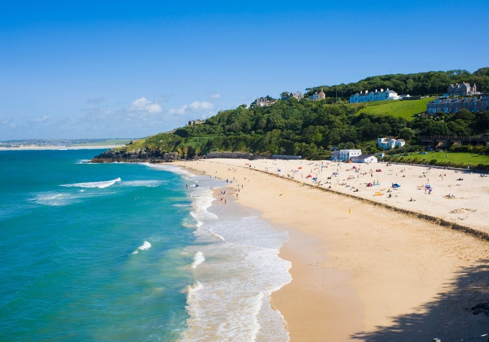 the best beach in St Ives in Cornwall