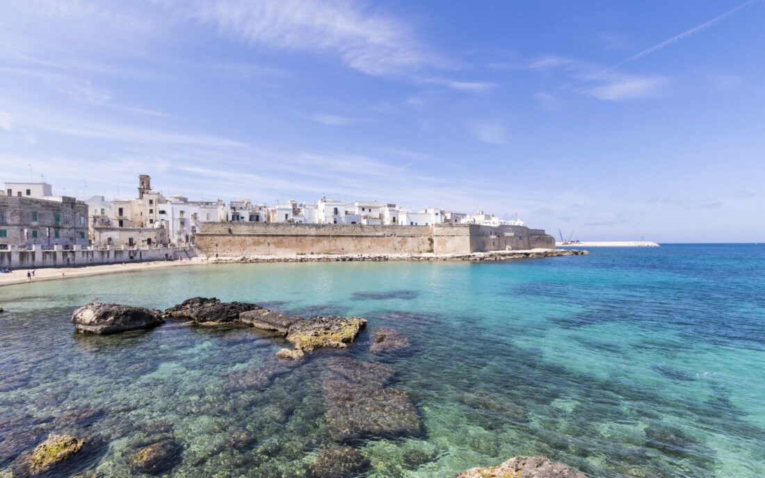Landscape of Monopoli town in Puglia, Italy.