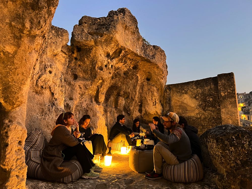 zipa cave bar with people having drinks