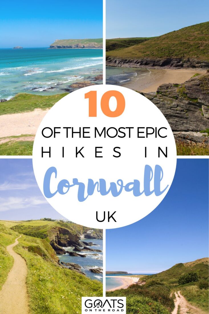 Are you looking for the best coastal hikes in Cornwall? Here are 10 of the most epic hikes in Cornwall, with jaw-dropping views, that you should know! Everyone can enjoy a breathtaking Cornish coast walk, from its easy strolls to its cliff-top treks! Discover the best walks in Cornwall with stunning coastal scenery! | #outdoors #visitcornwall #uktravel