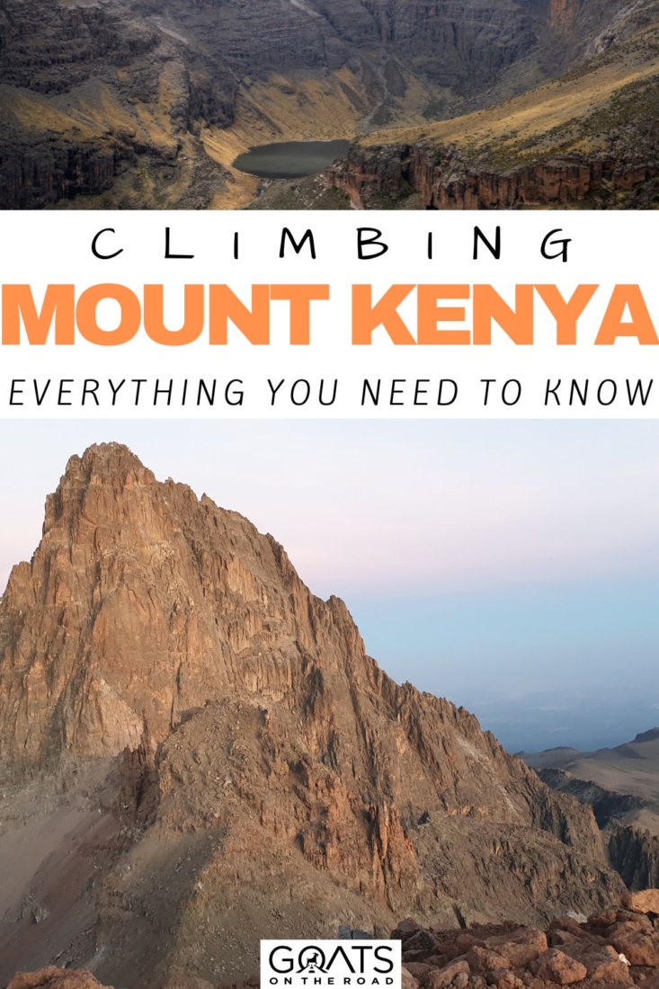 Are you thinking of climbing Mount Kenya? In this complete guide, we cover the best routes and times to go, costs, gear to bring, and other top tips! Mount Kenya is Kenya's most remarkable tourist attraction, famous for its incredible Kenya mountain climbing! | #mountain #mountkenya #traveltips