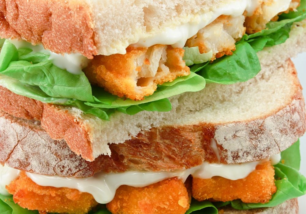 Fish finger sandwiches