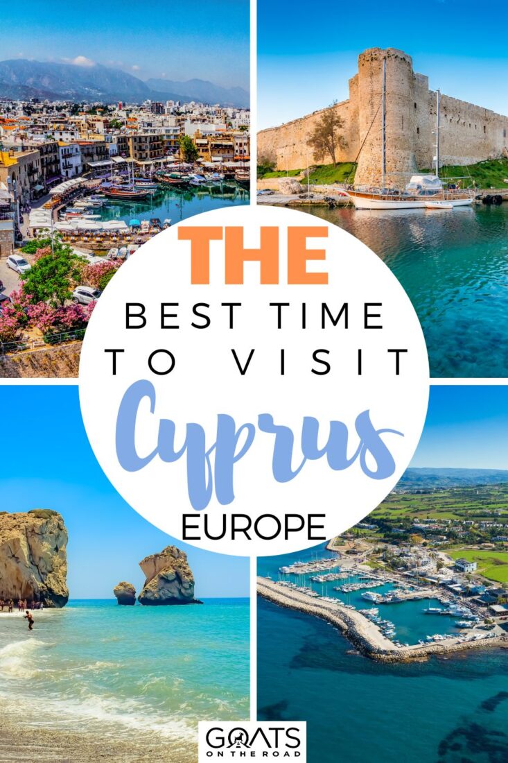 During the best time to visit Cyprus, Aphrodite's Rock and the stunning Kyrenia Castle are two of the top attractions to see in Cyprus. | #visitcyprus #traveltips #limassol