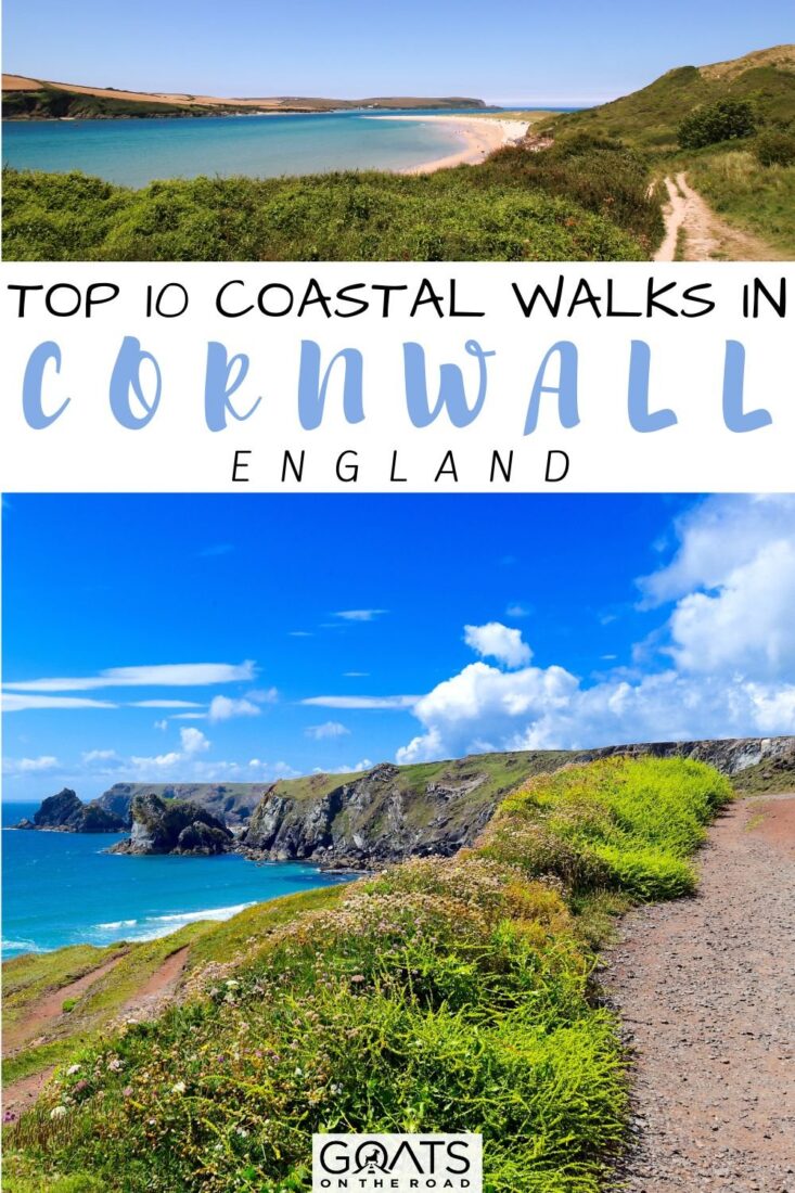 Are you seeking Cornwall's top coastline hikes? Here are the top 10 coastal walks in Cornwall—the most breathtaking walks that you should know about! A stunning Cornish coast walk is accessible to anyone, whether they prefer leisurely strolls or difficult cliff-top hikes! Discover Cornwall's best treks with stunning coastline scenery! | #adventure #traveltips #england