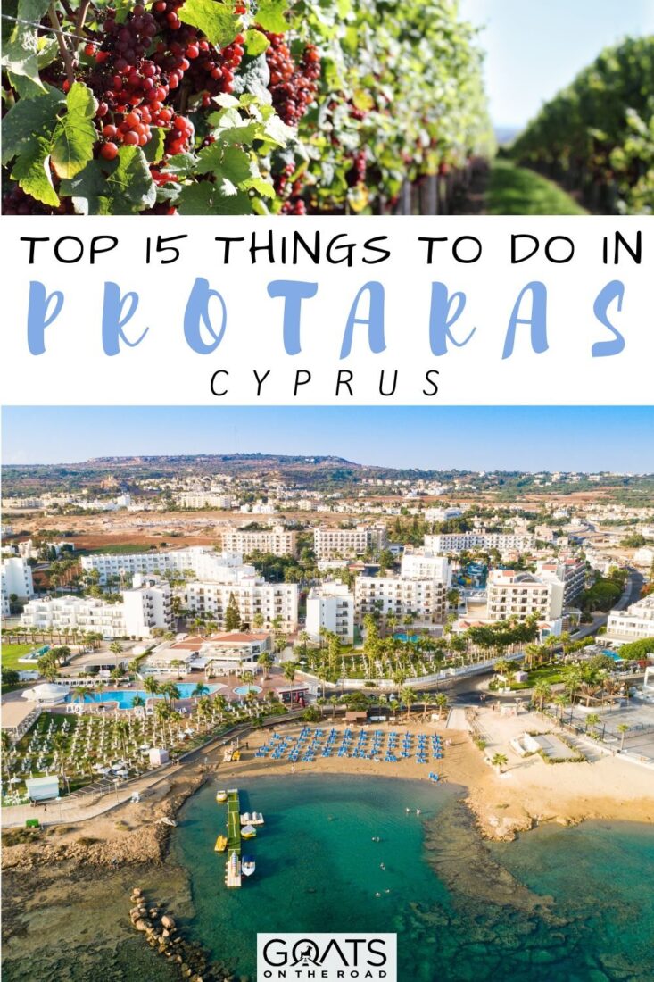 Do you have travel plans to one of Cyprus' must-see destinations? Discover this top 15 things to do in Protaras, Cyprus, with your friends and family! Discover everything, including its delectable cuisine and fascinating culture and history! Learn about Cyprus' rich culture and history by visiting the breathtaking Protaras! | #visitcyprus #vacation #beach