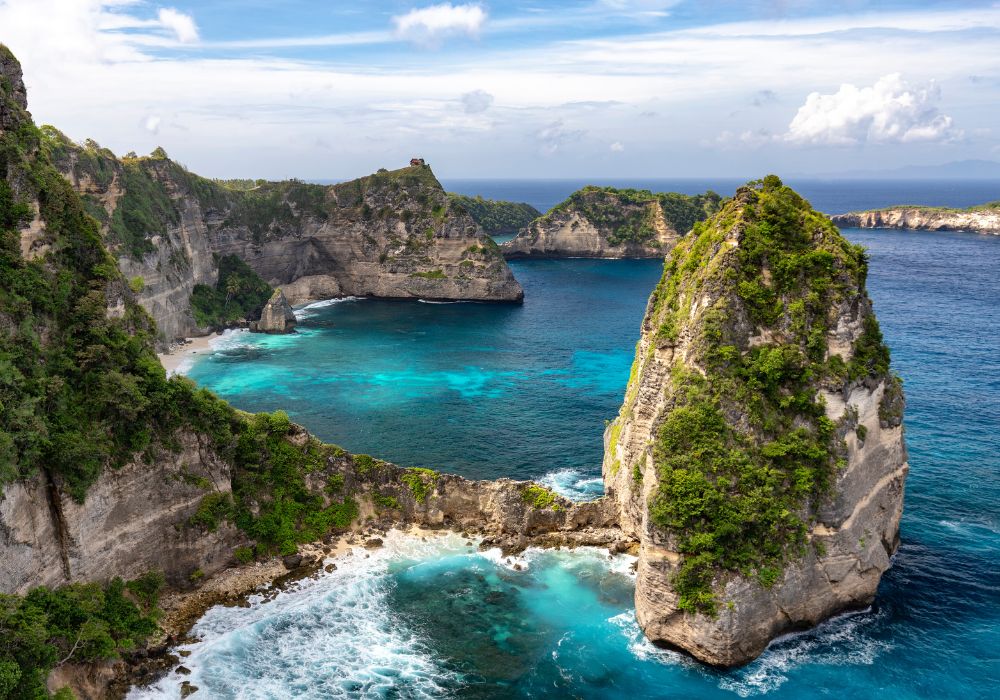 The breath-taking view of Nusa Penida in Indonesia.