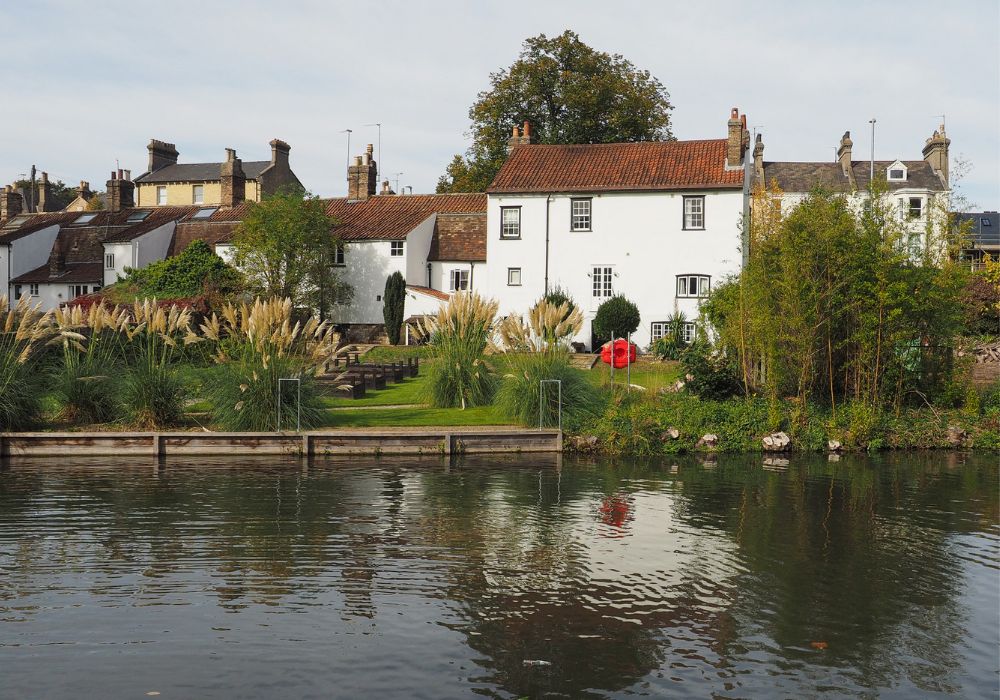 A beautiful view of River Cam in Cambridge, UK.