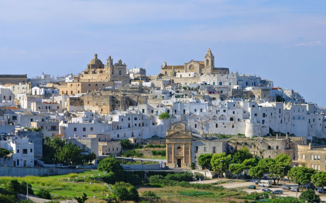 The beautiful Ostuni in Italy