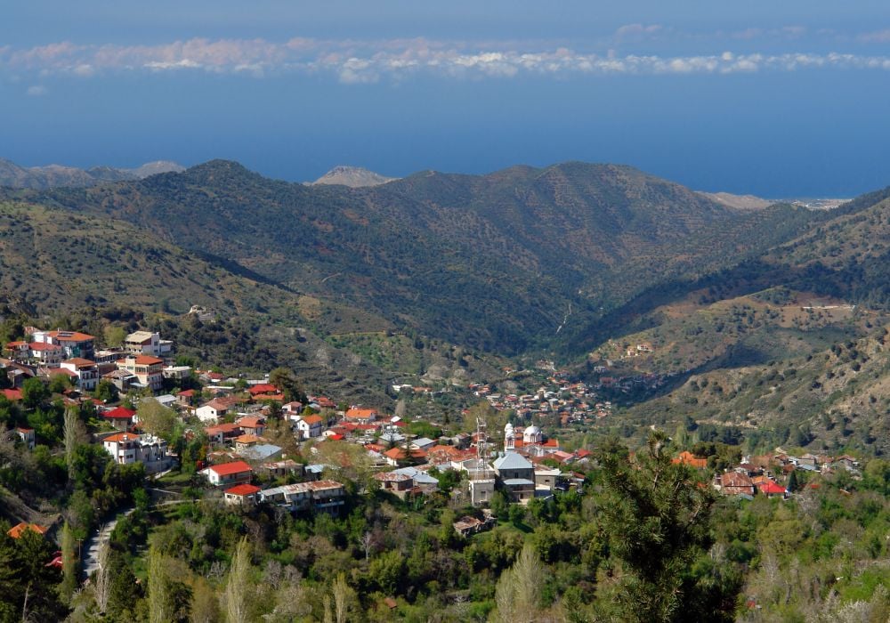 village in Cyprus mountains