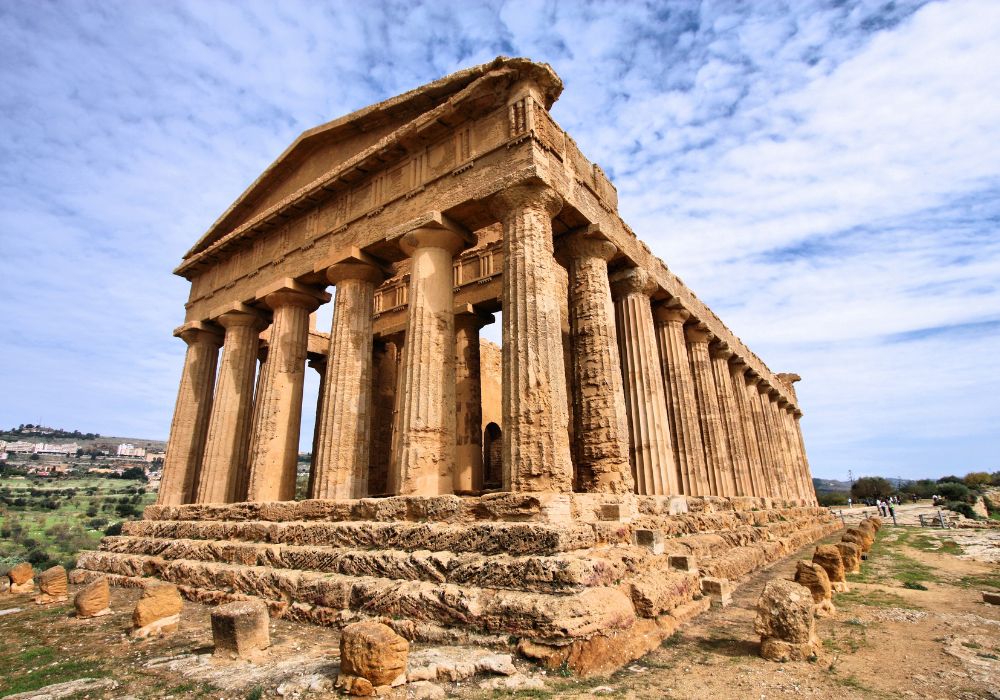 The famous Valle dei Templi, UNESCO World Heritage Site.