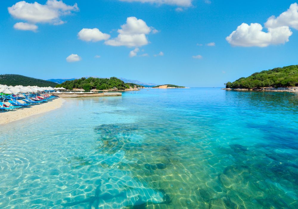 explore the beautiful Ksamil beach from Tirana