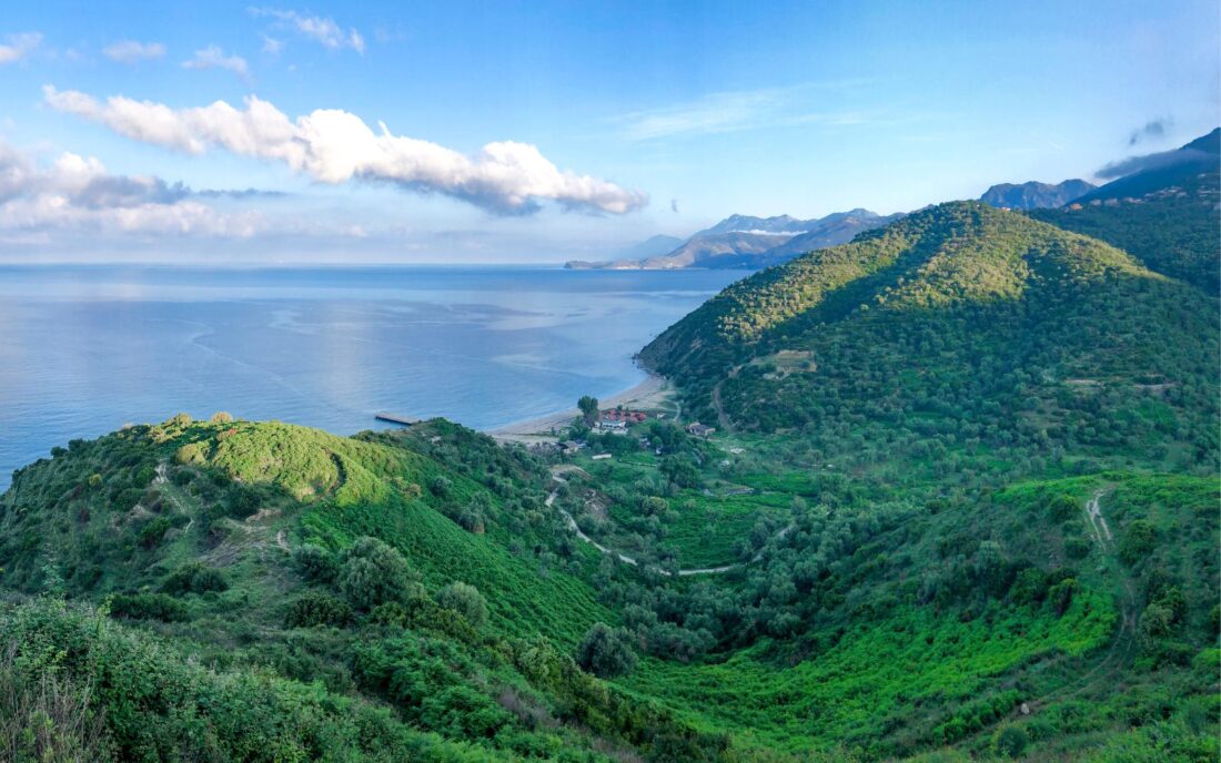 Incredible views of the mountains in Albania