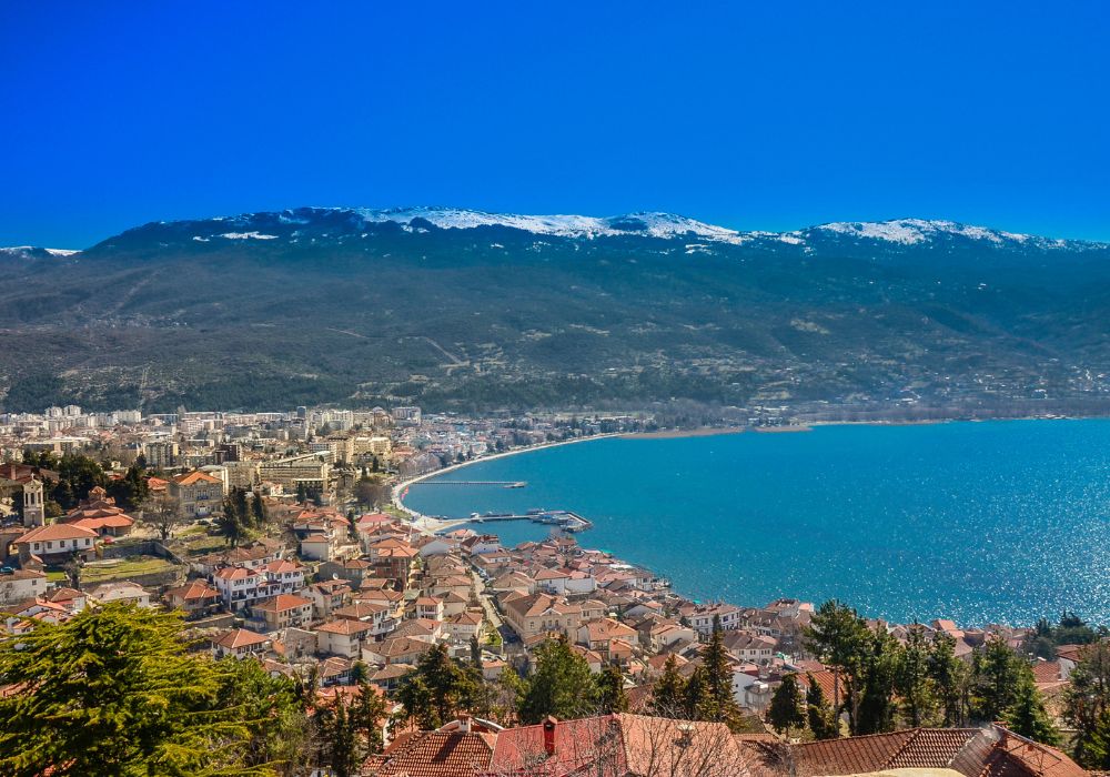 visit the stunning Lake Ohrid from a day trip in Tirana