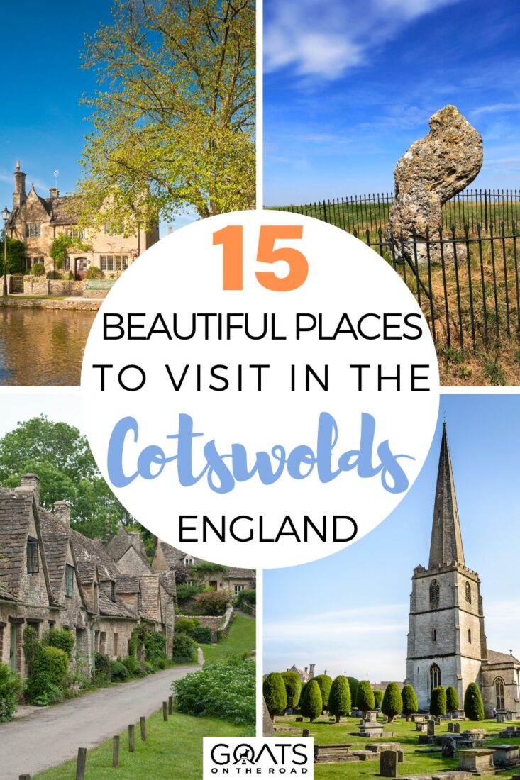 Wondering where to go when you first arrive in the Cotswolds? The Cotswolds in England are home to these 15 beautiful places to visit in the Cotswolds, England. Before you depart for England, make sure to read this! | #traveltips #wanderlust #england