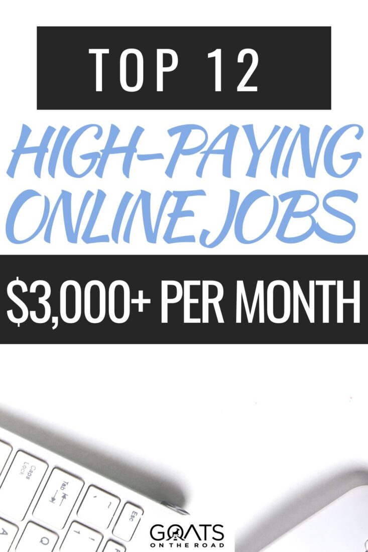 Tired of living paycheck to paycheck? These 12 online jobs can help you earn $3,000 or more each month! Don't miss out on these lucrative opportunities to work from anywhere! | #makemoneyonline #sidehustles #freelancejobs