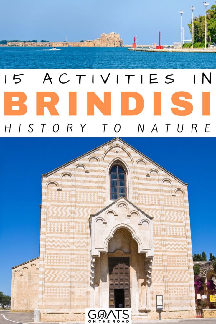 Don't miss out on these amazing attractions in Brindisi that will leave you in awe! Brindisi is a city full of history and natural beauty, offering visitors an endless array of activities to explore! This ultimate guide will take you through the top 15 things to do in Brindisi, from visiting ancient Roman ruins to exploring the stunning coastline! Whether you're a history buff, a nature lover, or just looking for a little adventure, this guide has got you covered! Get ready to be amazed by the beauty and culture of Brindisi! | #Brindisi #Italy #Travel