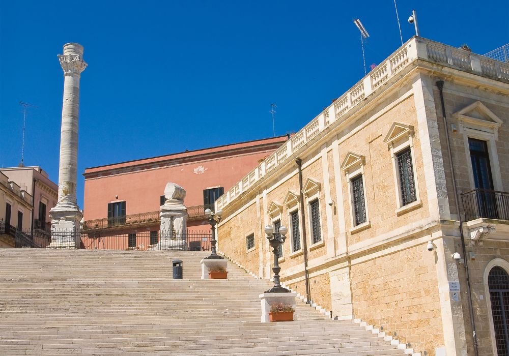 Roman columns in Brindisi